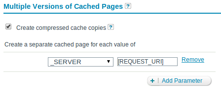 Zend Server Page Caching by Request